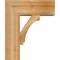 Ekena Millwork Imperial Block Rough Sawn Bracket w/ Offset Brace, Western Red Cedar, 8"W x 20"D x 24"H BKT0806X20X24IMP05RWR - alternate 2